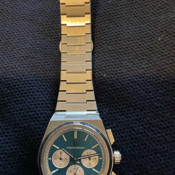 Excellent Pagani Design 1761 Chronograph w Box USA Seller - Picture 9 of 10